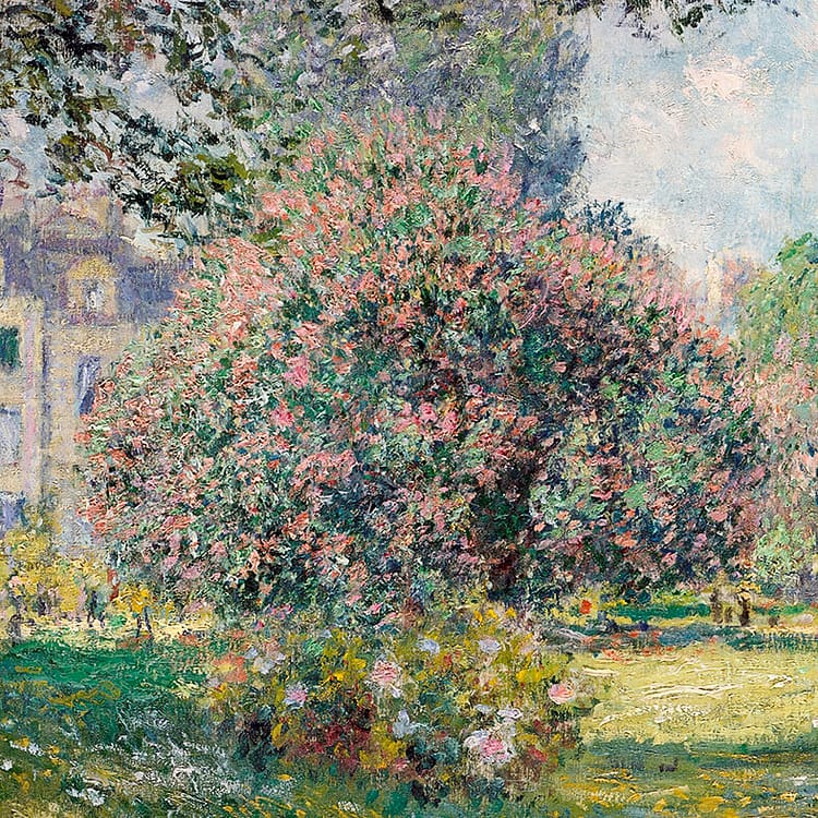 The Parc Monceau Landscape (1876) by Claude Monet