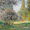Le Parc Monceau Landscape by Claude Monet
