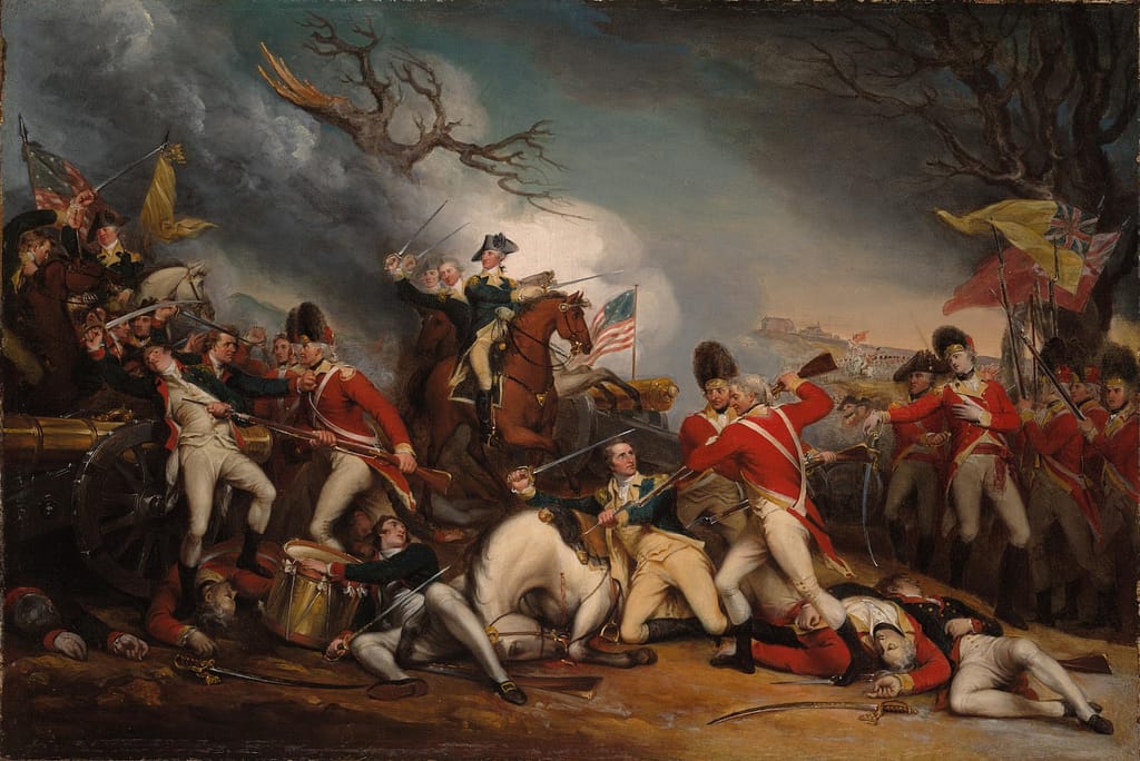 The Death of General Mercer at the Battle of Princeton January 3 1777