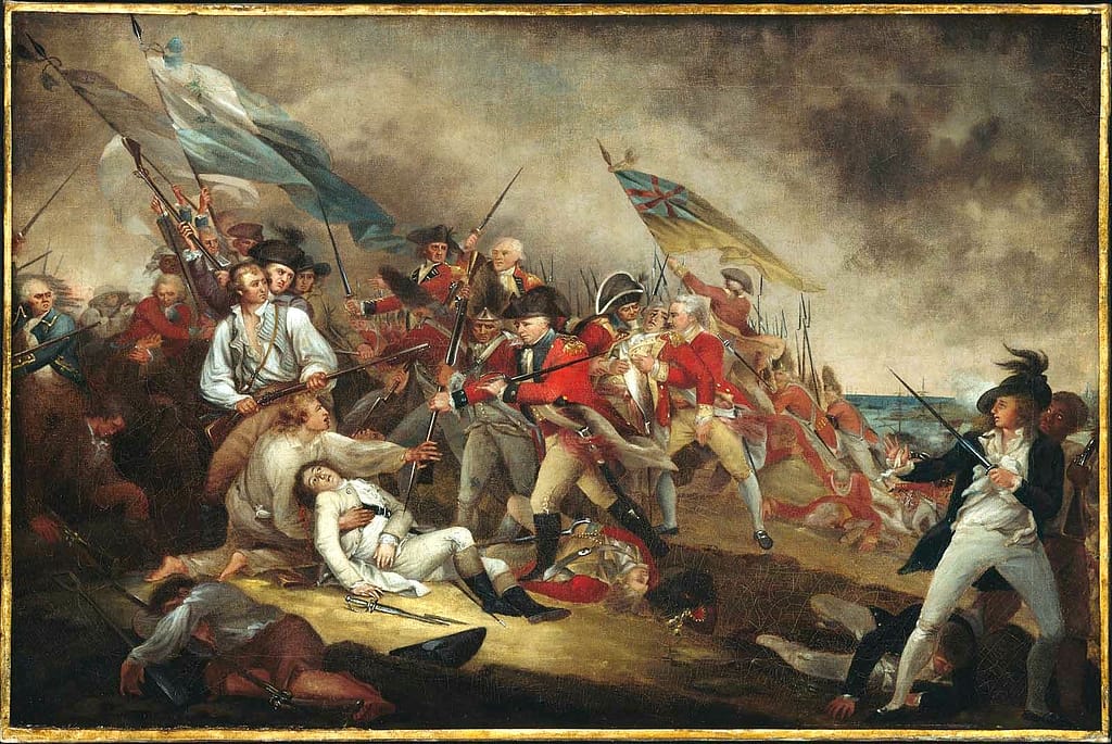The Death of General Warren at the Battle of Bunkers Hill