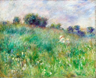 Meadow La Prairie Pierre Auguste Renoir 1880