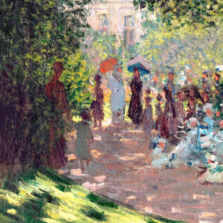 Le Parc Monceau (1878) | Claude Monet | FREE DIGITAL DOWNLOAD