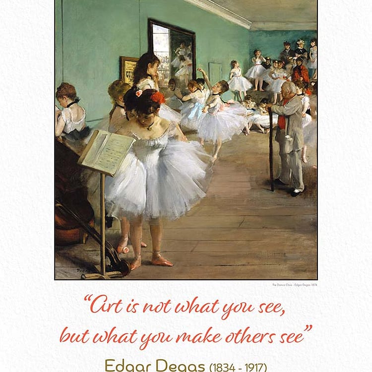 Edgar Degas Quotes Digital Download