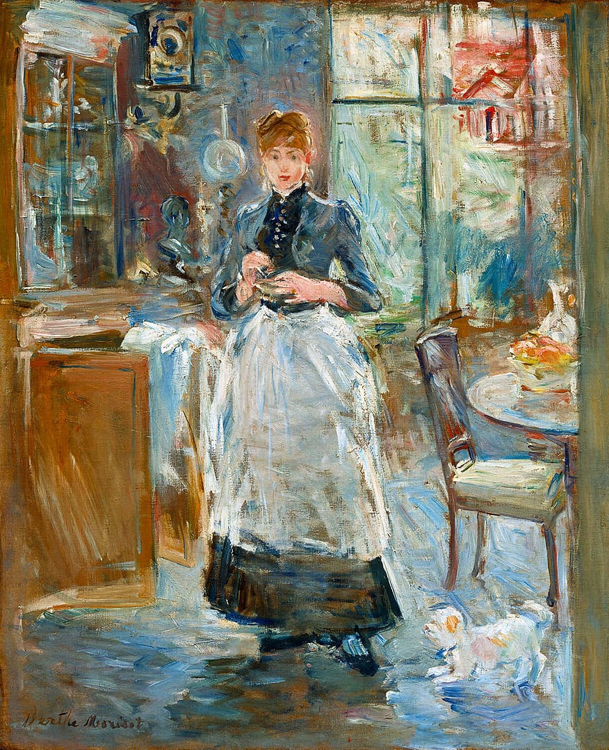 In The Dining Room (1886) | Berthe Morisot | FREE DIGITAL DOWNLOAD