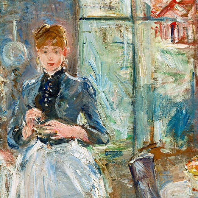 In The Dining Room Berthe Morisot