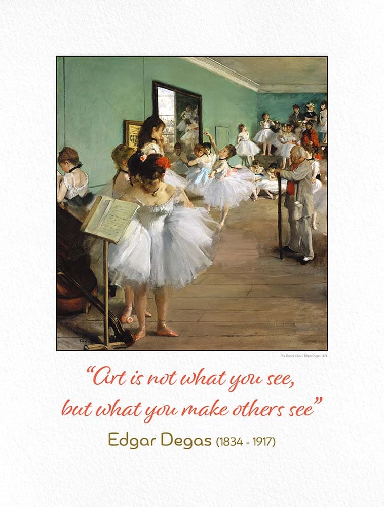 Edgar Degas art is not what you see